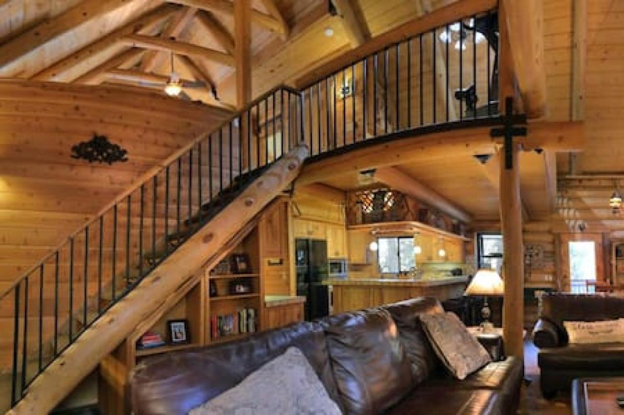 Eagles Nest - Natural Log Cabin With Guest House Idyllwild Eksteriør billede